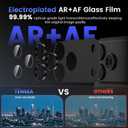 Tensea for iPhone 17 Pro Camera Lens Protector, Metal Aluminum Alloy Tempered Glass Cover Camera Screen Protector Accessories, Case Friendly
