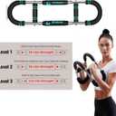 Twister Arm Trainer  Adjustable Resistance Power Twister Bar (60110 lbs) for Chest, Arm, Shoulder & Forearm Strength Training  Portable Home Gym Equipment for Men & Women.