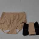 Mama Cotton Women's Over The Bump Maternity Panties High Waist Full Coverage Pregnancy Underwear Multi-Pack (S