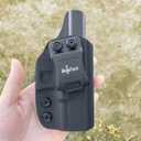 IWB Kydex Holster Fits: Glock 19 19x 25 44 45 Gen 3 4 5 &Glock 23 32 Gen 3 4Inside Waistband Concealed Carry for G19 G19x G23 G32 G32 G45 (Black, Right Handed)
