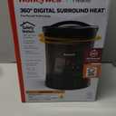 Honeywell HHF360V 360 Degree Surround Fan Forced Heater with Surround Heat Output Charcoal Grey Energy Efficient Portable Heater with Adjustable Thermostat & 2 Heat Settings, Small