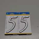 HIllman 841606 4-Inch Nail-On Reflective Plastic House Number 5 2 Pack