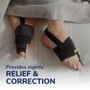 Dr. Scholl's BUNION RELIEF & TOE CORRECTOR // Massaging Gel Bunion Splint & Big Toe Straightener - Orthopedic Bunion Corrector for Women & Men - Bunion Pads for Bunion Pain Relief, 1 Support Set (Left & Right)