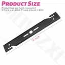 16-Inch 490-100-0111 Detatching Replacement Mower Blade with Installation Accessories Compatible with Arn-Old Ryobi Craftsman Troy-Bilt Lawn Mower, Replace 645-80116A, 490-100-0008, 490-100-0012