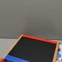 Melissa & Doug Take-Along Double-Sided Wooden Tabletop Activity Art Easel; Portable Travel Toy with Whiteboard, Chalkboard, Arts and Crafts Accessories - FSC Certified