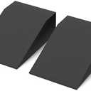 StrongTek Yoga Foam Wedge Blocks (Pair) Soft Wrist Wedge, Supportive Foot Exercise Accessories, Balance, Strength, Stretch, Pilate, Fitness, Squat, Pushup, Plank, EVA Riser Block