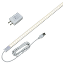 IKSACE LED Motion Sensor Under Cabinet Lights, 17 inch Plug in Closet Light, USB Corded LED Light Bar, Under Counter Lighting for Kitchen,Wardrobe,Sink,Workspace,Natural White (4000K)