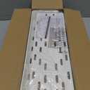 SPACEKEEPER Slim Rolling Storage Cart 4 Tier Bathroom Organizer Mobile Shelving Unit Utility Cart Tower Rack for Kitchen Laundry Narrow Places, White