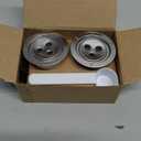 2 Pack K Cups Reusable Coffee Pods for Ninja Dual Brew Coffee Maker Stainless Steel Permanent K Cups Filters Coffee Accessories Compatible with Ninja CFP201 CFP301 Dual Brew Pro Machine