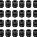 24Pcs M3 Anti Vibration Rubber Balls for F4 F7 Flight Controller, RC Silicone Damper Balls for FPV Drone Quadcopter Soft Mount Standoffs, M3x6.6mm Shock Absorption Grommets (Black)
