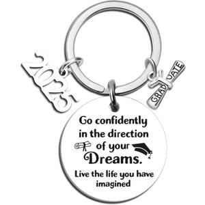 Class of 2025 Graduation Gifts for Her Him 2025 Graduations Keychain for Senior High School College Christmas Graduation Gifts for Master PHD Nursing Student
