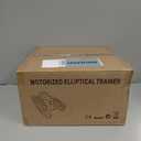 Putnen Under Desk Elliptical Machine, Electric Elliptical Leg Exerciser for Seniors with 12 Adjustable, Portable Quiet Elliptical Exercise Machine, Seated Pedal Exerciser with Remote Control (Orange)