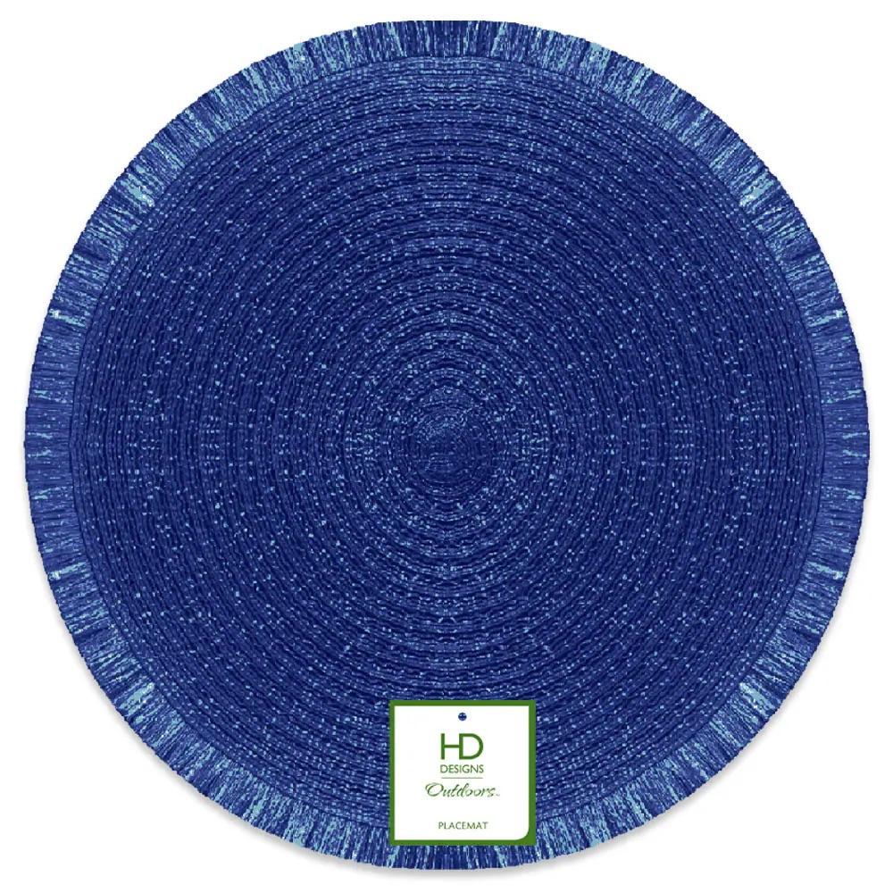 HD Designs Outdoors™ Blue 4 Pack Fringe Placemats