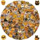 200 Pcs Halloween Stickers, Halloween Vinyl Stickers for Kids & Adults, Holiday Party Favors, Crafts & Gifts