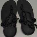 Xero Shoes Women's Aqua Cloud Barefoot Water Sandal (11, Black)