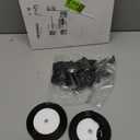 Black Satin Bows for Cake Decorations, 11 Pcs Coquette Bow Cake Toppers with Happy Birthday Acrylic Sign, Ribbon Cake Bows for Birthday Cake, Cupcakes, Baby Shower, Wedding Party Decor