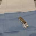 Americanflat 71x74 Light Blue Ombre Shower Curtain - Water-Resistant Long Shower Curtain with Durable Grommets and 12 Hooks - 100% Polyester