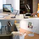 iPad Stand for Desk, Surface Pro Holder, Multi-Angle Adjustable Tablet Stand Holder for 4.7''- 13'' Screen Microsoft Surface Series, iPad Series,Samsung Galaxy Tabs,Amazon Kindle Fire, Etc. (Black)