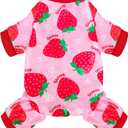 Dog Pajamas Soft Lightweight Dog Onesies Outfit Clothes for Small Medium Large Puppy Pjs for Pet Boys Girls Dogs Cats S