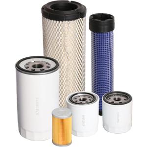 6PCS Filter Kit Compatible with New Holland TC35A TC35D TC35DA TC40A TC40D TC40DA TC45A TC45DA Tractor, Air Filter 87682998 84539215, Oil 84475542, Hydro 47671640, Fuel 84477366