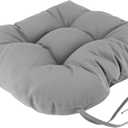 College Covers Everything Comfy Indoor/Outdoor Seat Patio D Cushion, 1 Count (Pack of 4), Gray, 20 in x 20 in