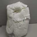 PHF 100% Cotton Waffle Weave Blanket King Size for Bed,Snag Proof Lightweight Breathable Moisture-Wicking Throw for Couch,Great for Layering in Cold Weather,Machine Washable,Home Decor Gift-White (King(104" x 90"))