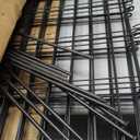 FOREHOGAR Metal Garden Fence 28in (H) x 23.3ft (L), 10 Panels + 11 Stakes Dog Fence Border Fence Animal Barrier, No Dig Garden Fencing for Yard Flower Bed Lawn Patio Outdoor, PIN282810 Black