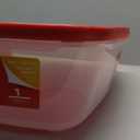 Rubbermaid Easy Store Rectangle Food Storage Container Red