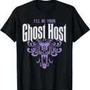 I'll Be Your Ghost Host Haunted Halloween Party T-Shirt Small