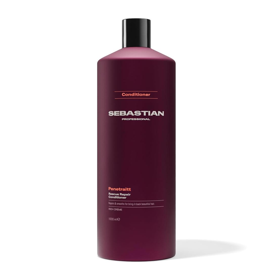 Sebastian Professional Penetraitt Conditioner | Strengthening & Repair with Deep Moisturizing | For Damaged & Colored Hair | 