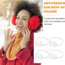 Warm Earmuff Diy Frame 4Pcs Ear Muffs Skeleton Rack for Winter Ear Covers Cold Weather Muff Supplies for Outdoor Activities