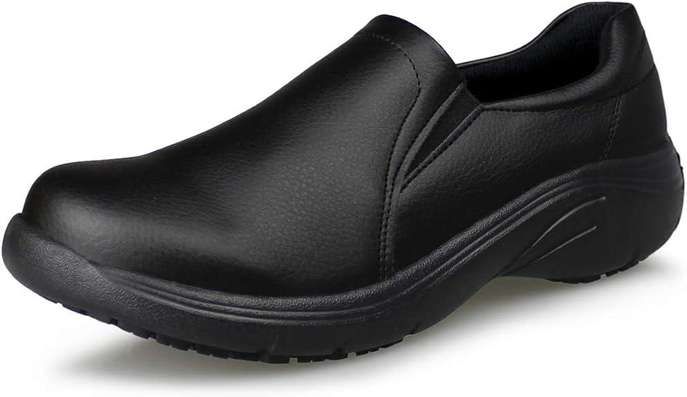 Hawkwell Women's Slip on Lightweight Nursing Shoes Comfortable Slip Resistant Work Shoes 8