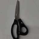 1 Pcs Pinking Shears Scissors for Fabric Cutting 7 mm Scalloped Scissors 5 mm Zig Zag Cut Sewing 9.2" Professional Handheld Serrated Jagged Dressmaking Supply for Leather Craft Paper