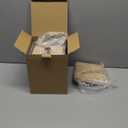 Kitchen Canisters Set of 3, Metal Flour Sugar Storage Containers with Airtight Lids-Canisters Sets for Kitchen with Customizable Chalkboard Labels & Marker Pen-Spice, Coffee Storage Jars(Black)