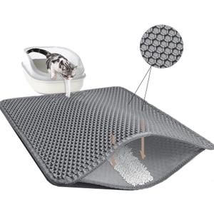 Cat Litter Mat-23"X15" Litter Box Mat for Kitty