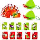 2 x Frog Tongue Games, Catch Bugs,Quick to Lick The Bugs, Chameleon Game, Memory Game, Fun Games, Christmas Birthday Gifts (Green)