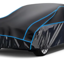 Hail Protector Car Cover, Outdoor Anti Hail Car Covers Thick Multi-Layered EVA, Hail Proof Car Cover Waterproof All Weather, Hail Protection Padded Fit Sedan/Coupe, 6