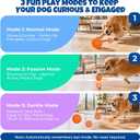 Fsitego Interactive Dog Ball Toys, Durable E-TPU Material & IP65 Waterproof, Automatic Moving Bouncing, Rotating Smart Dog Toy for Small, Medium, Large to Keep Them Busy