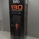 Brio 130 Series Top-Load Water Cooler Dispenser for 3- and 5-Gallon Bottles, Hot & Cold, Spill-Free Loading, Child Safety Lock, Energy Star 3.0, Black