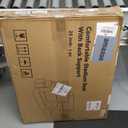 yeyeeyyee Wide Stadium Seats with Back Support, Exclusive Sofa Style Design Extra Thick Bleacher Chairs with Back and Cushion, 6 Reclining Positions - Ultimate Comfort for Sports Events (Blue, 25")