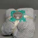 PetAmi Waterproof Dog Blanket, Leakproof XL Pet Blanket for Large Dogs, Furniture Sofa Couch Cover Protector, Fleece Cat Throw Bed Crate Kennel, Reversible Washable Soft Plush, Twin 60x80 Light Gray