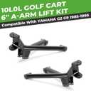 10L0L Golf Cart 6" Double A-Arm Lift Kit for Yamaha G2 G9 1985-1995 Golf Cart - Heavy Duty Steel, 6 Inch Suspension Lift System