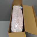 Blissful Diary Reading Pillow, Backrest Pillow with Shredded Memory Foam for Adult & Children, Designed for Bed and Couch Sitting Up, Includes Arms, Pockets and Washable Cover, Pale Pink