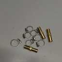 Da by 3 pcs 1/2" (12.5mm) Barb Splicer Mender Hose Brass Barb Fitting with 6 pcs Stainless Steel Pipe Clamps for Water/Fuel/Air