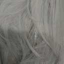 ANOGOL Hair Cap + White Ponytail Wig Women Long Straight Silver Wigs for Cosplay Synthetic Hair Silver Anime Wig with Double Ponytails White Pigtail Wig for Halloween Party Costume Outfit