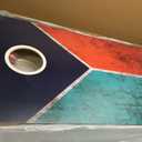 Feshir Cornhole Boards Set Regulation 4x2ft Solid Wood with 8 Bean Bags for Game
