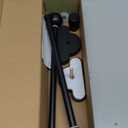 GlikCeil Wooden Baby Crib Mobile Arm 27.17 Inches Cloud Design Adjustable Baby Mobile Hanger for Crib Cot Bed Bassinet Wind Chimes Bed Bell Nursery, Black