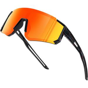 Fanshen Kids Baseball Sunglasses for Boys Girls Ages 3-12, Sports Polarized Youth Baseball Softball Sunglasses UV Protection