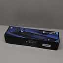 XXL Mouse Pad with Foldable Phone Holder - Black, RGB Desk Mat with 15W Fast Charging, LED Gaming Mousepad with 11 Light Colors, Waterproof Non-Slip Pad (Stand XXL RGB Wavy)