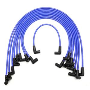 9pcs 64602 High Energy 8mm Spark Plug Wires Set Replacement for Chevy/GM 1974-1988 305 350 400 SBC Plug Wires Engine 90 Boot Spark Plug Wire (9-Pack)